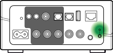 Flash rear green HEOS Link
